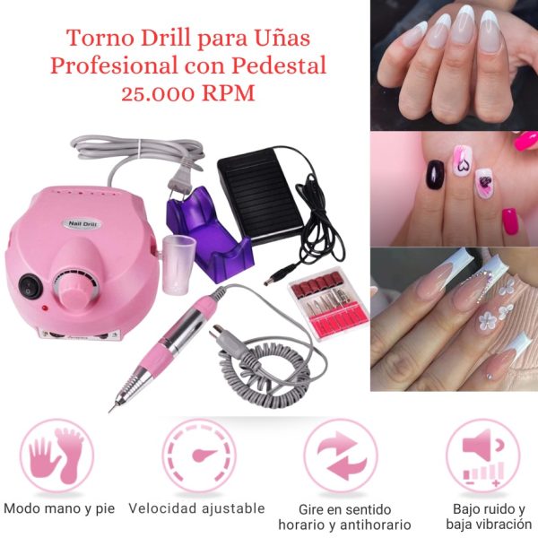 TORNO DREMELL DE UÑAS PROFESIONAL - Imagen 2