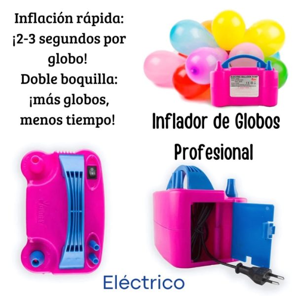 INFLADOR DE GLOBOS ELÉCTRICO - Imagen 3