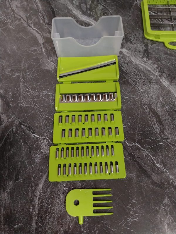 PICADOR/RALLADOR DE FRUTAS Y VERDURAS 22 PIEZAS - Imagen 6