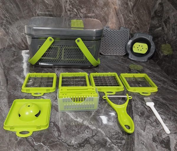 PICADOR/RALLADOR DE FRUTAS Y VERDURAS 22 PIEZAS