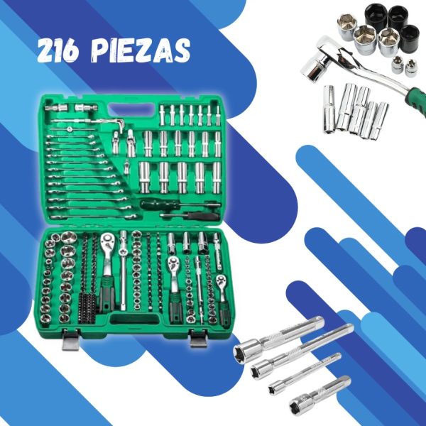 HERRAMIENTAS DE 216 PIEZAS - Imagen 3