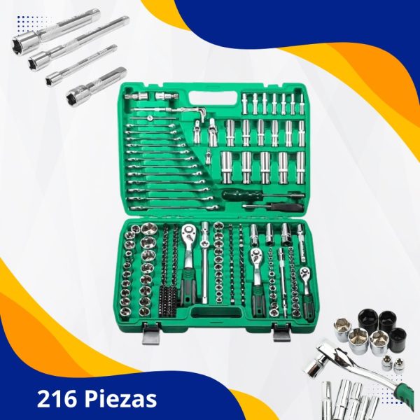 HERRAMIENTAS DE 216 PIEZAS - Imagen 2