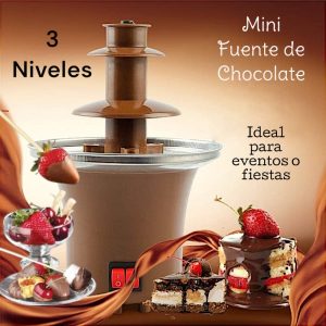 MINI FUENTE 3 NIVELES ELECTRICA DE CHOCOLATE