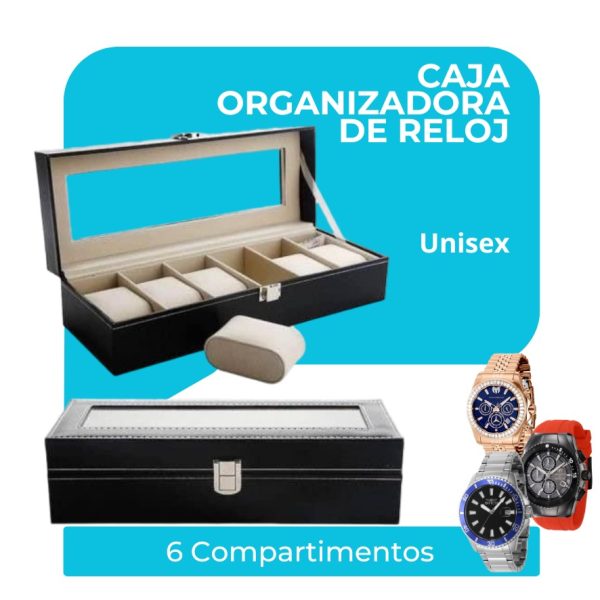 ORGANIZADOR DE RELOJES DE 6 PIEZAS - Imagen 3