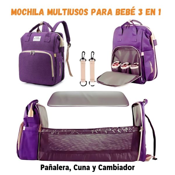 MOCHILA PORTATIL 3 EN 1 PARA BEBE - Imagen 17