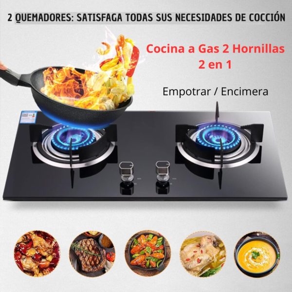 COCINA DE EMPOTRAR 2 HORNILLAS