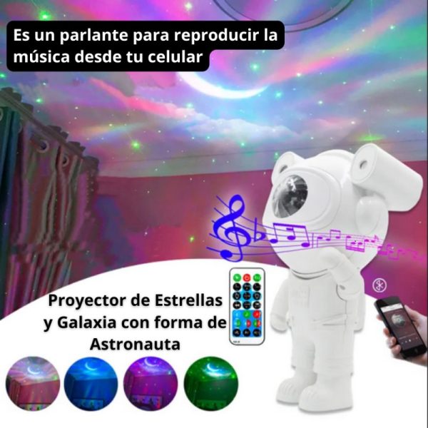 PROYECTOR PARLANTE ASTRONAUTA - Imagen 2