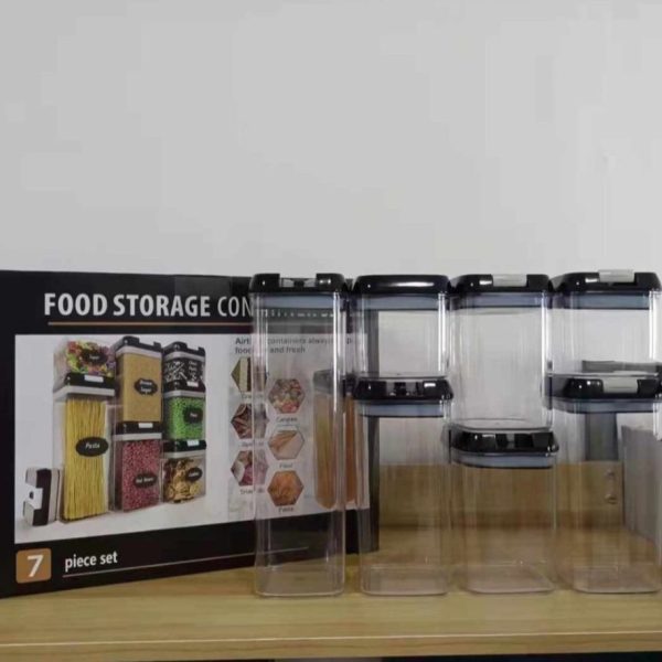 SET DE 7 FRASCOS ORGANIZADORES DE GRANOS Y CEREALES - Imagen 4