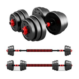 KIT DE PESAS Y MANCUERNAS 30KG