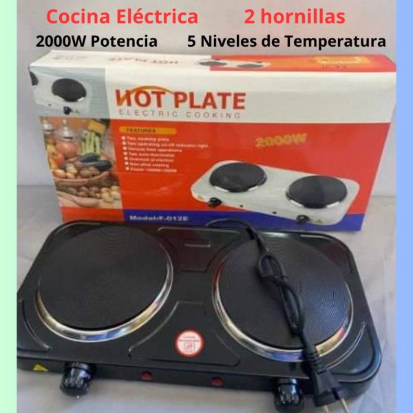 COCINA ELÉCTRICA 2 HORNILLA - Imagen 4