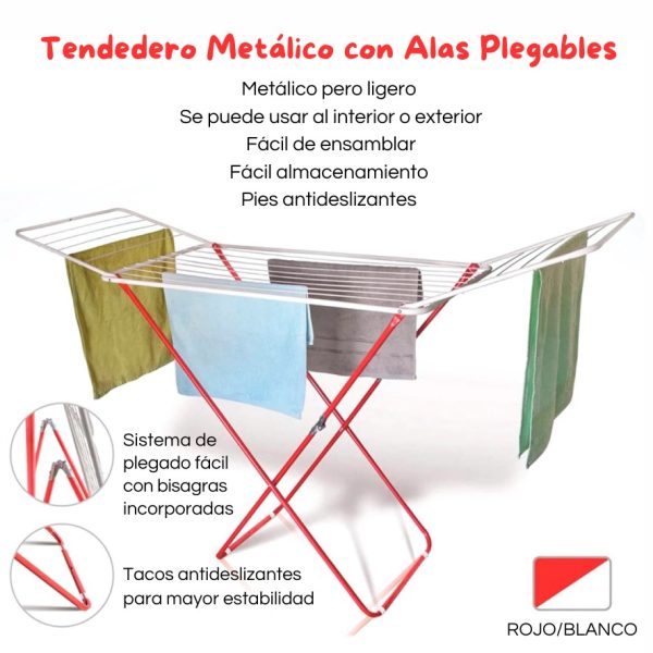 TENDEDERO PLEGABLE X1 - Imagen 2