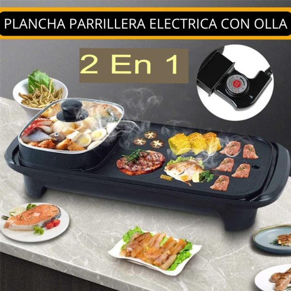 PLANCHA ELECTRICA 2 EN 1 - Imagen 2