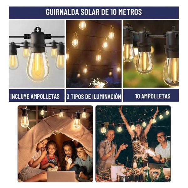 GUIRNALDA SOLAR 10 METROS - Imagen 4