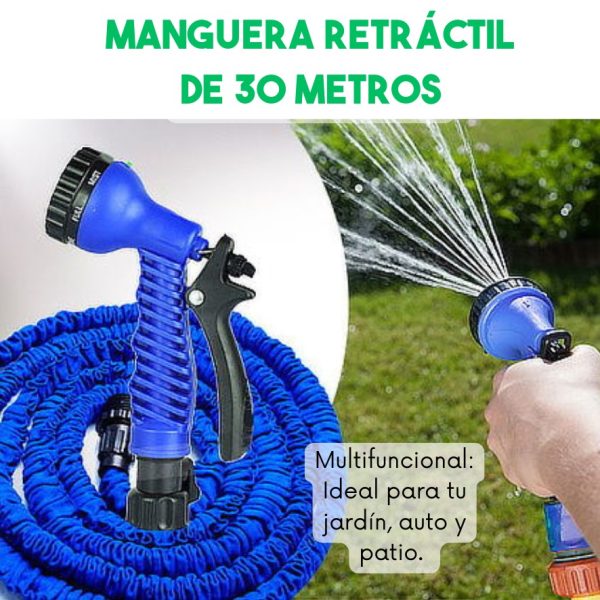 MANGUERA RETRACTIL 30 METROS - Imagen 4
