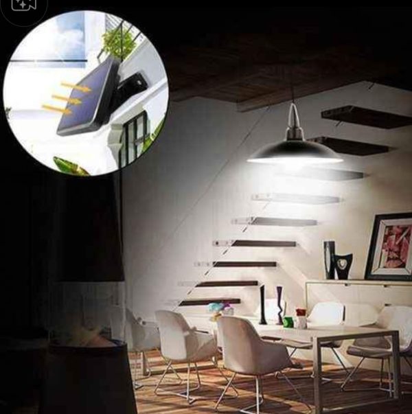 LAMPARA LED CON PANEL SOLAR - Imagen 2