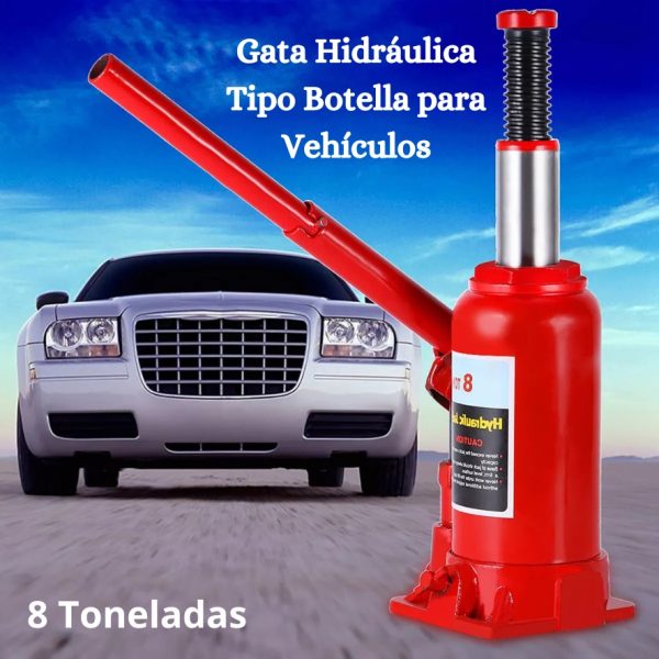GATA TIPO BOTELLA DE 8 TONELADAS - Imagen 4