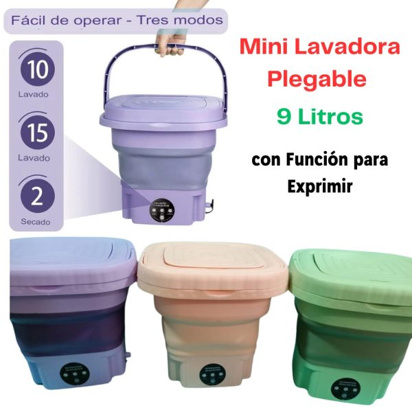 MINI  LAVADORA PLEGABLE - Imagen 13