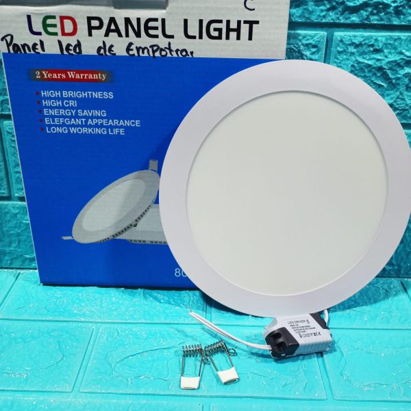 PANEL LED EMPOTRAR REDONDO 18W - Imagen 5