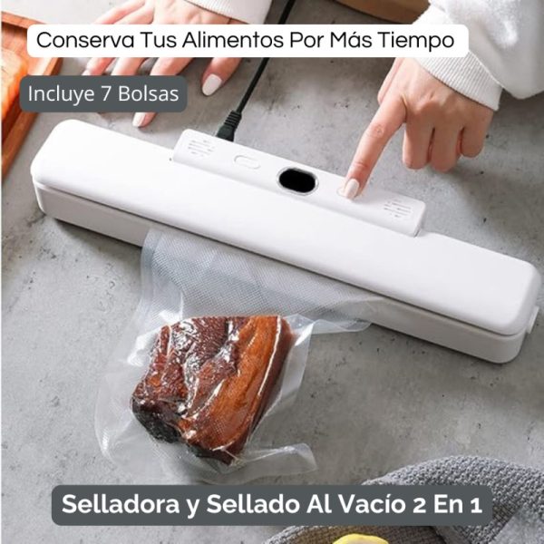 SELLADORA AL VACIO COLOR BLANCO - Imagen 3