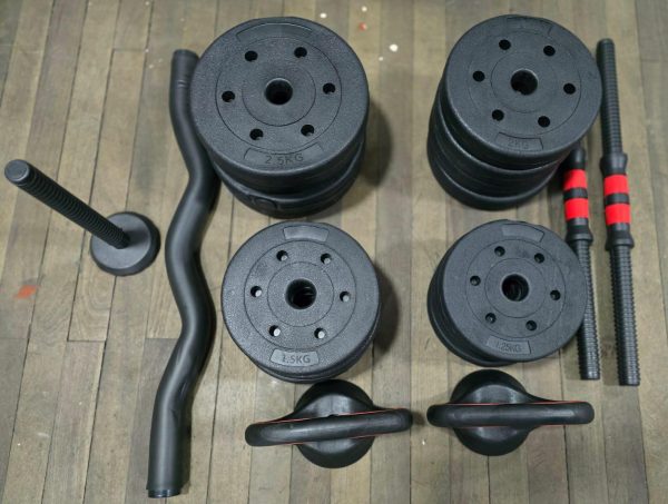 MANCUERNA DE 30 KG CON ACCESORIOS - Imagen 11