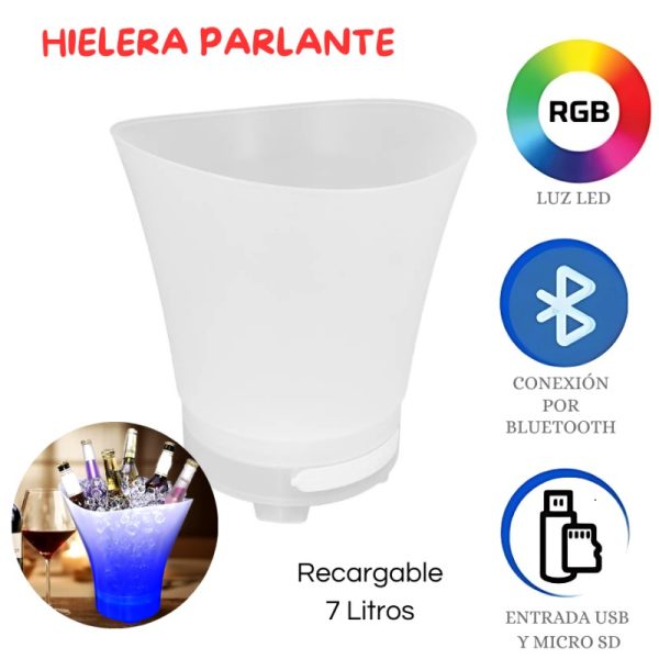 PARLANTE HIELERA 7 LITROS - Imagen 5