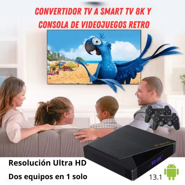 TV BOX MAS CONSOLA DE JUEGOS - Imagen 4