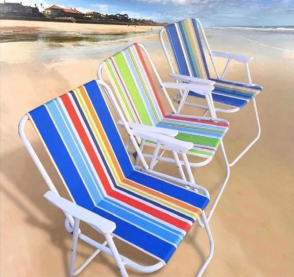 SILLA DE CAMPING,PISCINA,PLAYA PLEGABLE DE RALLAS