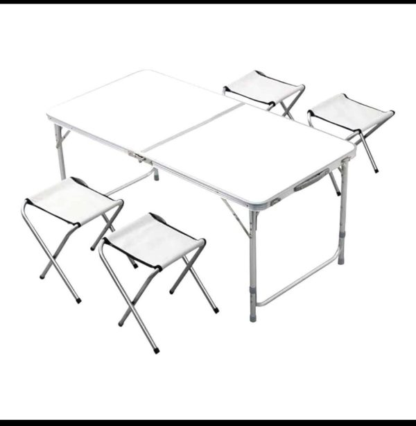 MESA CAMPING PLEGABLE MAS BANQUITOS - Imagen 11
