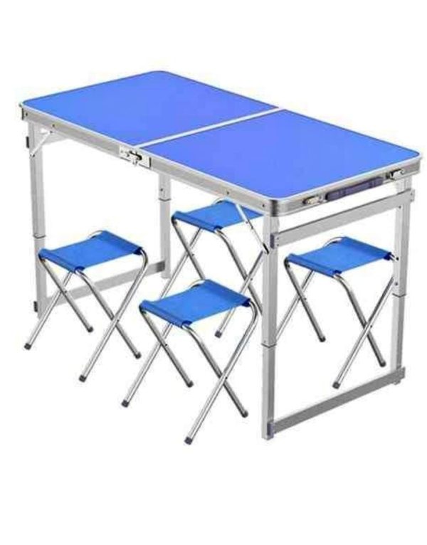 MESA CAMPING PLEGABLE MAS BANQUITOS - Imagen 13