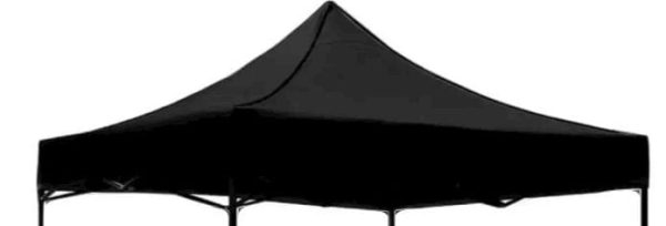 LONA PARA TOLDO NEGRA 3X3