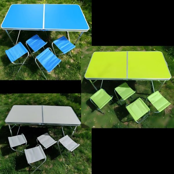 MESA CAMPING PLEGABLE MAS BANQUITOS - Imagen 19