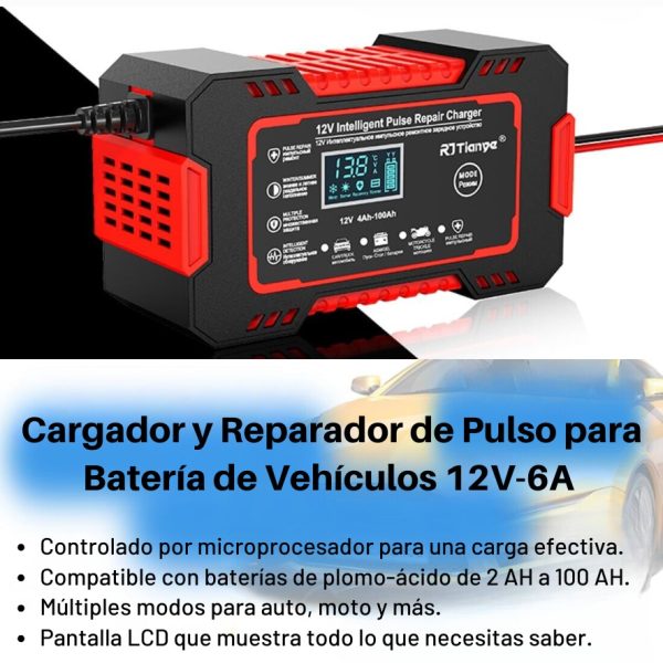 CARGADOR DE BATERIA INTELIGENTE - Imagen 2