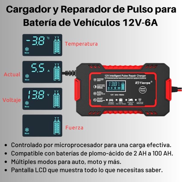 CARGADOR DE BATERIA INTELIGENTE - Imagen 4