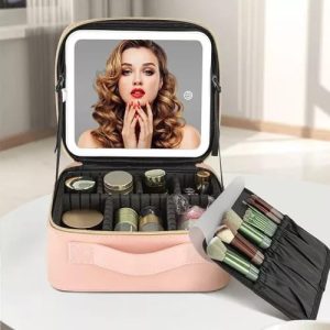 ORGANIZADOR DE MAQUILLAJE CON LUZ LED