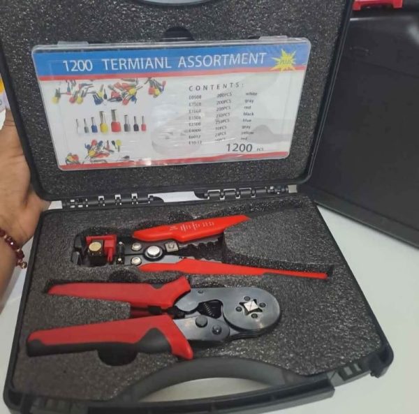 KIT ALICATES CRIMPADOR Y PELACABLE - Imagen 5