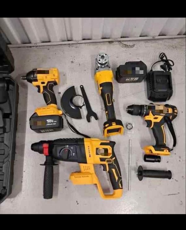 KIT 4 HERRAMIENTAS INALAMBRICAS (TALADRO +ROTOMARTILLO +TALADRO DE IMPACTO - Imagen 10