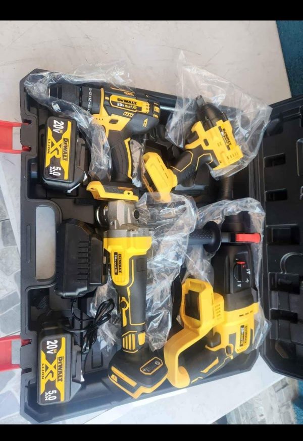 KIT 4 HERRAMIENTAS INALAMBRICAS (TALADRO +ROTOMARTILLO +TALADRO DE IMPACTO - Imagen 11