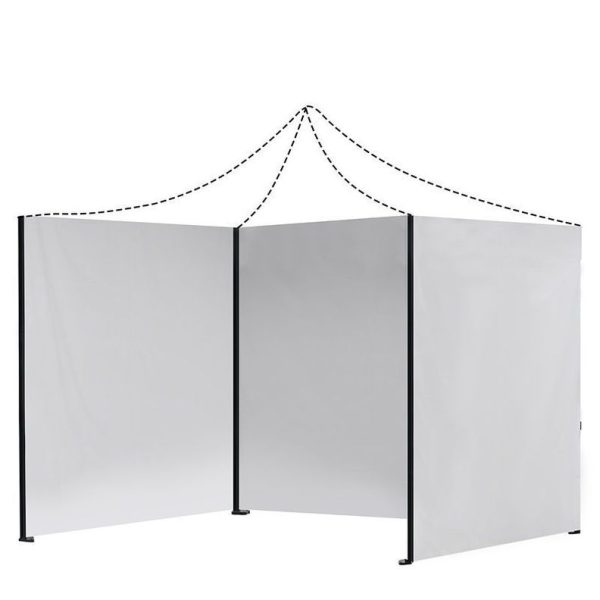 LONA LATERAL 3X3 (COLOR GRIS PLOMO) - Imagen 2