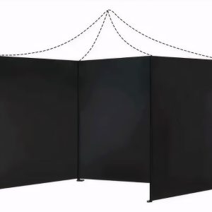 LONA LATERAL 3X3 NEGRA