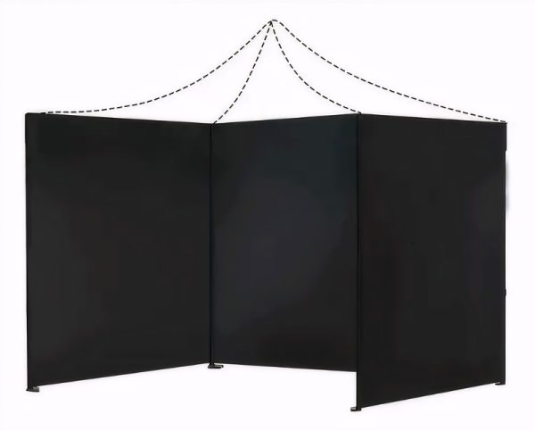 LONA LATERAL 3X3 NEGRA