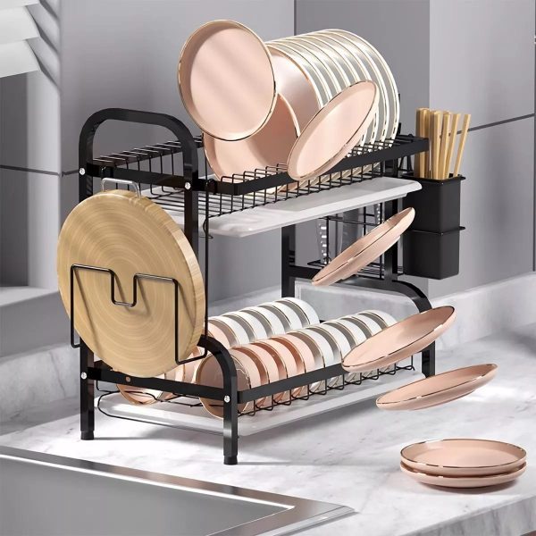ESCURRIDOR 2 NIVELES MULTIFUNCIONAL BOWL RACK