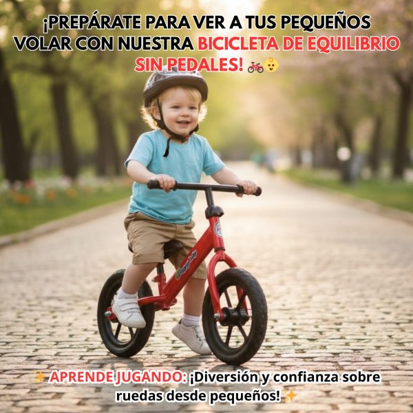 BICICLETA DE EQUILIBRIO PARA NIÑOS – SIN PEDALES - Imagen 3