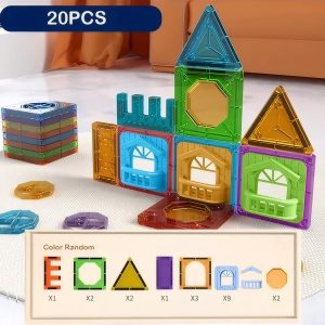 JUEGO DE MAGNETICOS DE 20 PIEZAS